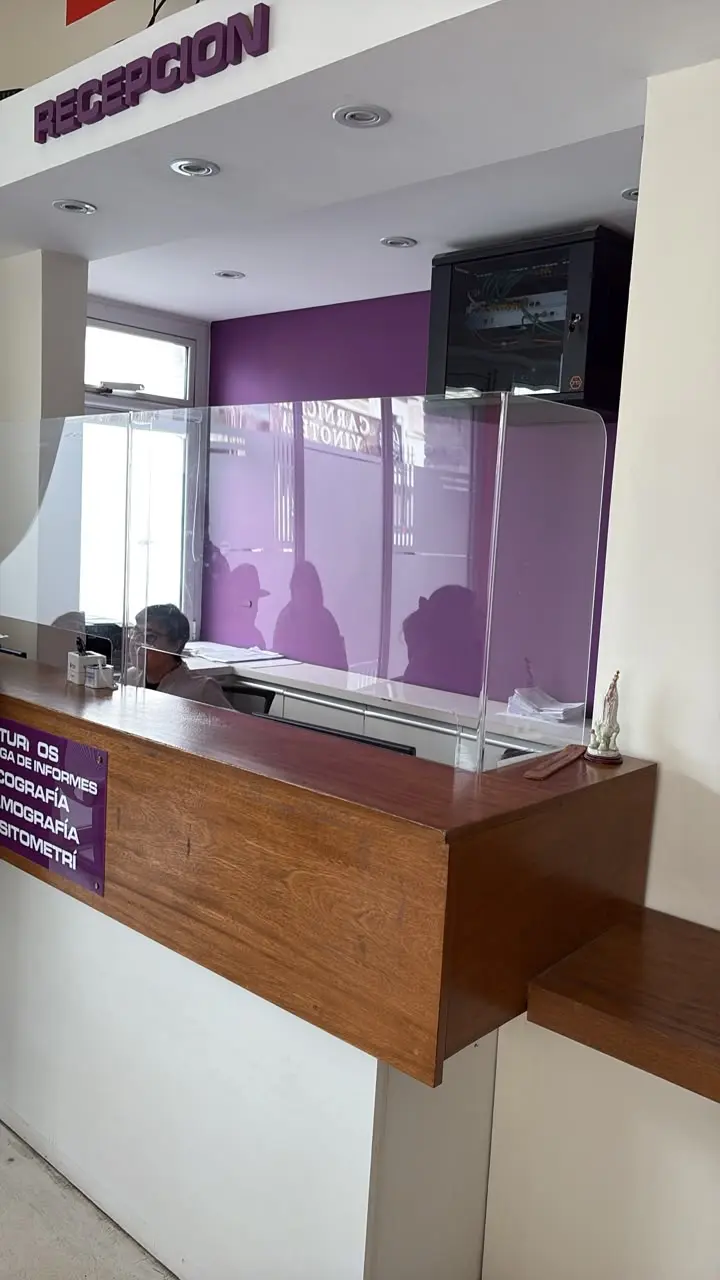 Recepción del centro de imágenes
